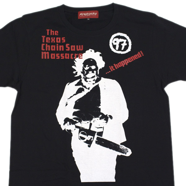 正規取扱店 666 MY WAY MAN T-Shirt (マイウェイマンTシャツ) テキサスチェインソー ブラック MYT0001