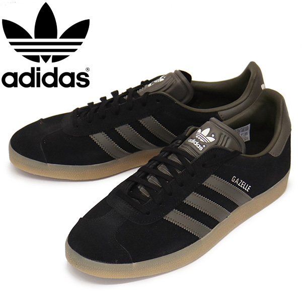 正規取扱店 adidas (アディダス) GX2210 GAZELLE ガゼル スニーカー コアブラックxパントーンxフットウェアホワイト AD171