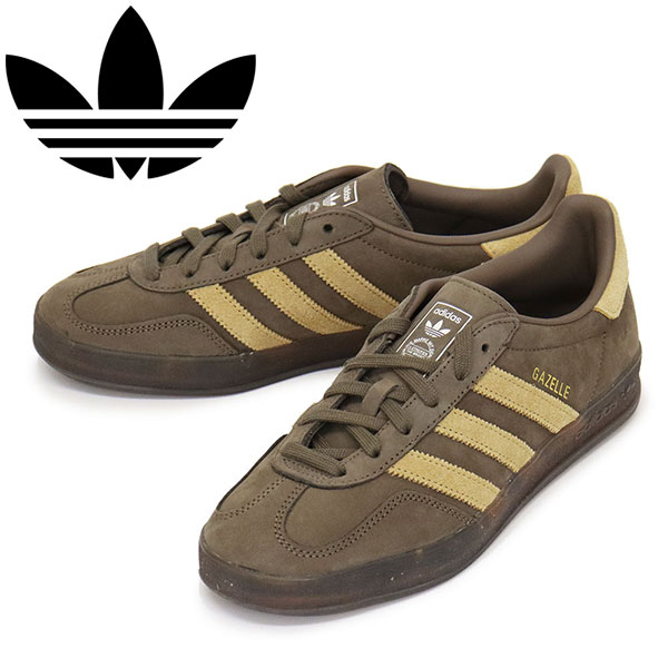 adidas (アディダス) JQ8386 GAZELLE INDOOR スニーカー カーゴ