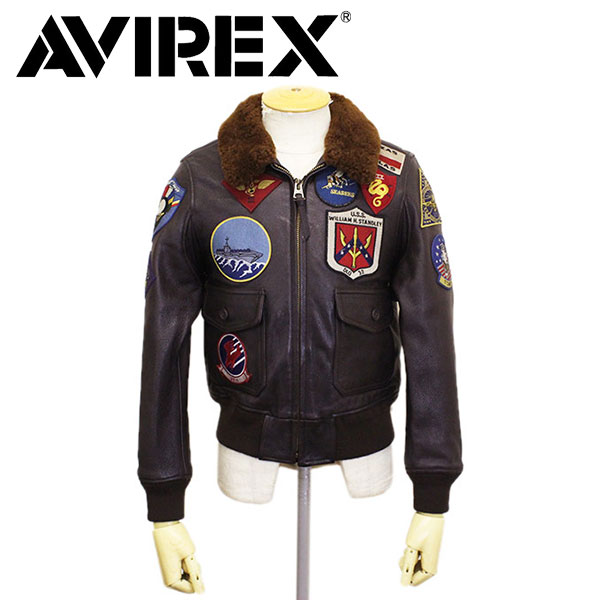 æ­£è¦å–æ‰±åº— Avirex ã‚¢ãƒ´ã‚£ãƒ¬ãƒƒã‚¯ã‚¹ 6101063 Goat G 1 Top Gun ãƒˆãƒƒãƒ—ã‚¬ãƒ³ ã‚´ãƒ¼ãƒˆã‚¹ã‚­ãƒ³ ãƒ¬ã‚¶ãƒ¼ã‚¸ãƒ£ã‚±ãƒƒãƒˆ 55brown