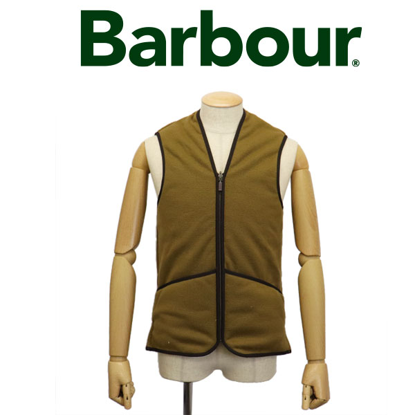 正規取扱店 BARBOUR (バブアー バブワー) 2957001 MLI0004 39870 WARM PILE WAISTCOAT ZIP IN  LINER ウォームパイルウェストコート ジップインライナー BR31 50(55)BROWN BBR019