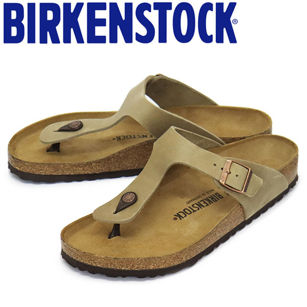 正規取扱店 BIRKENSTOCK (ビルケンシュトック) 943811 Gizeh BS ギゼ オイルドレザーサンダル TABACCO BROWN  レギュラー幅 BI244