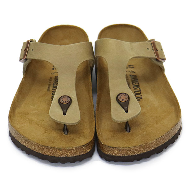 正規取扱店 BIRKENSTOCK (ビルケンシュトック) 943811 Gizeh BS ギゼ オイルドレザーサンダル TABACCO BROWN  レギュラー幅 BI244