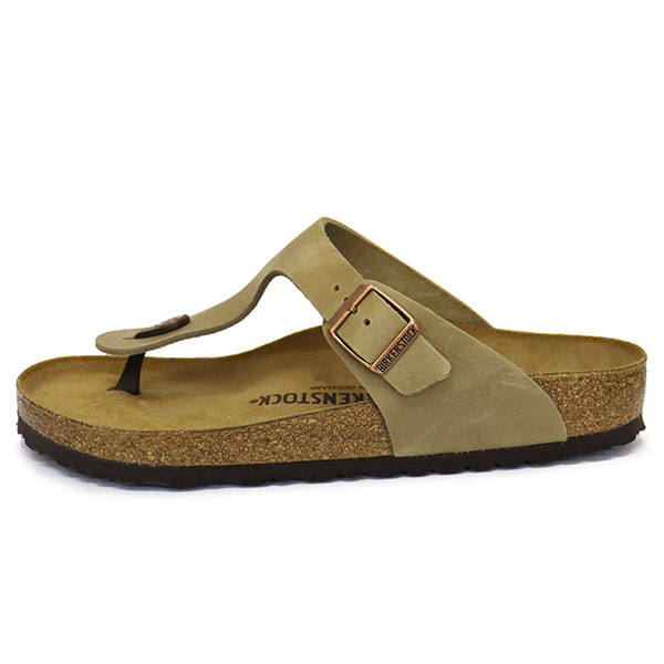 正規取扱店 BIRKENSTOCK (ビルケンシュトック) 943811 Gizeh BS ギゼ オイルドレザーサンダル TABACCO BROWN  レギュラー幅 BI244