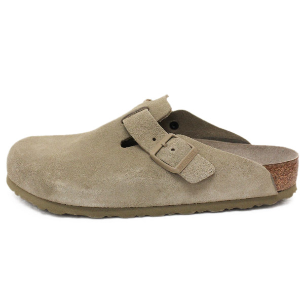 正規取扱店 BIRKENSTOCK (ビルケンシュトック) 1019054 BOSTON ボストン スウェード レザーサンダル レギュラー幅  FADED KHAKI BI151