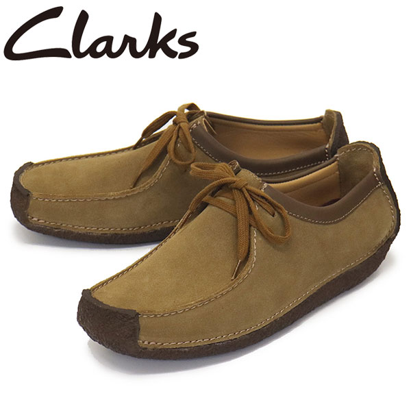 【CLARKS】クラークス ナタリー 26.5 スエード UK8G ベージュ