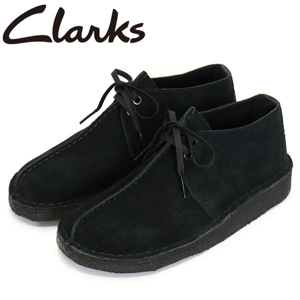 正規取扱店 Clarks (クラークス) 26165566 Desert Trek ワラビー レディースシューズ Black Sde CL105