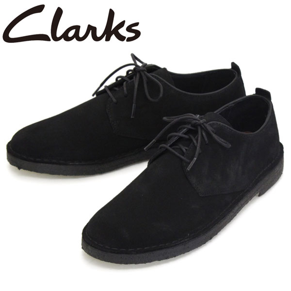 正規取扱店 Clarks (クラークス) 26107883 Desert London デザートロンドン メンズブーツ Black Sde CL024