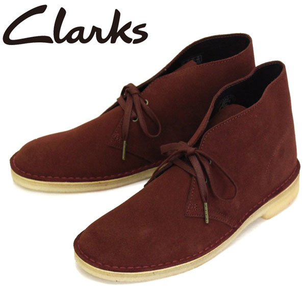 正規取扱店 Clarks (クラークス) 26154729 Desert Boot デザートブーツ メンズブーツ Rust Brown Suede  CL023
