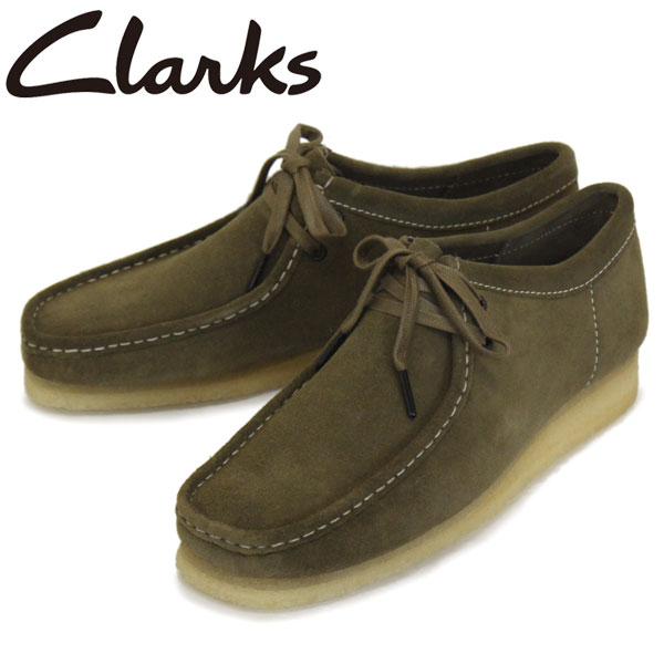 正規取扱店 Clarks (クラークス) 26155399 Wallabee ワラビー メンズシューズ Khaki CL029