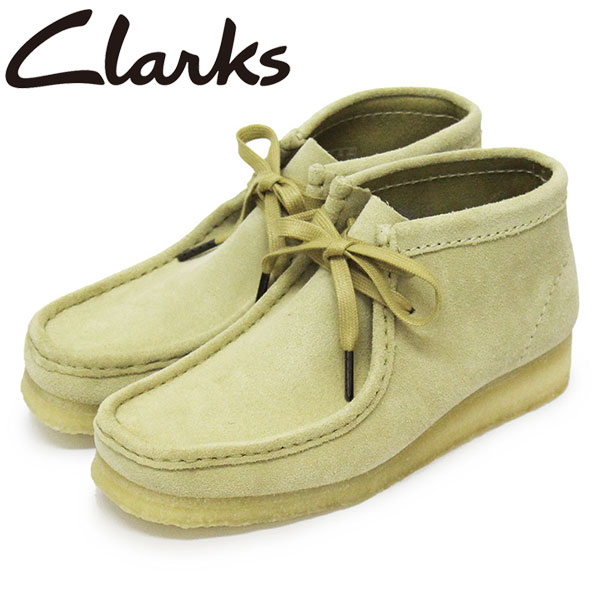 正規取扱店 Clarks (クラークス) 26155520 Wallabee Boot ワラビーブーツ レディース レザーブーツ Maple  Suede CL046