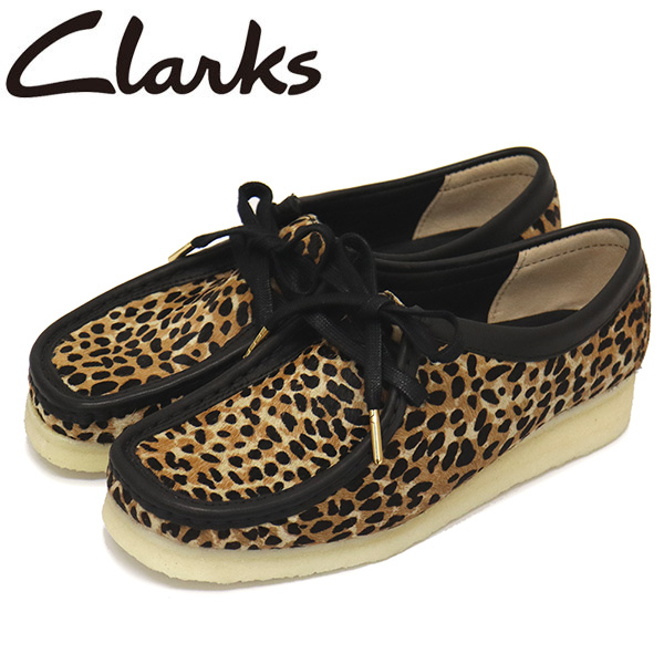 正規取扱店 Clarks (クラークス) 26160033 Wallabee. ワラビー レディースシューズ Leopard