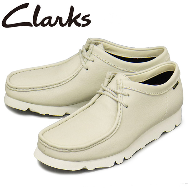 新品未使用 Clarks Wallabee GTX White Leather