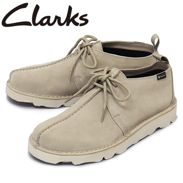 正規取扱店 Clarks (クラークス) 26165623 Desert Trek GTX デザートトレック ゴアテックス メンズシューズ Sand  Suede CL059
