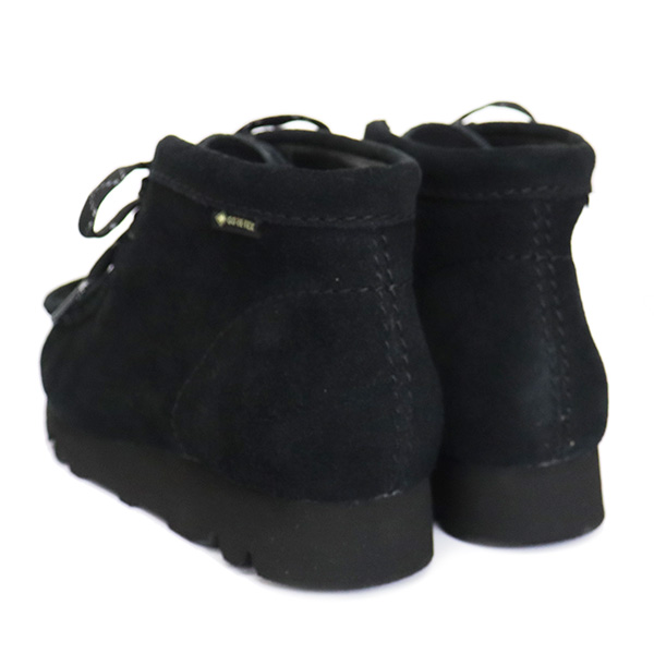 正規取扱店 Clarks (クラークス) 26168586 WallabeeBT GTX ワラビーブーツ ゴアテックス レディース レザーブーツ  Black Suede CL062