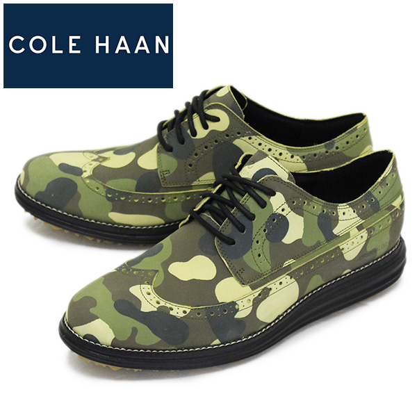 sale セール 正規取扱店 COLE HAAN (コールハーン) C34006 オリジナルグランド ウィング オックスフォード ゴルフ  レザーシューズ GREEN CAMO CLH004