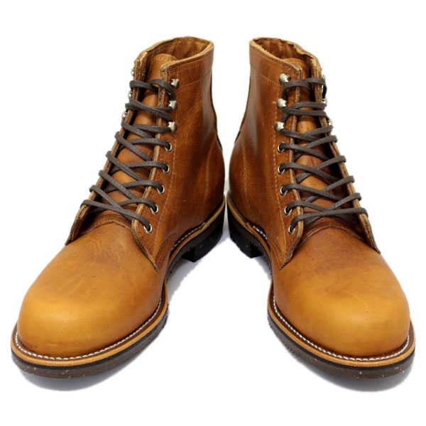 正規取扱店 CHIPPEWA(チペワ) 1939 6inch SERVISE BOOTS 6インチ プレーントゥ サービスブーツ TAN