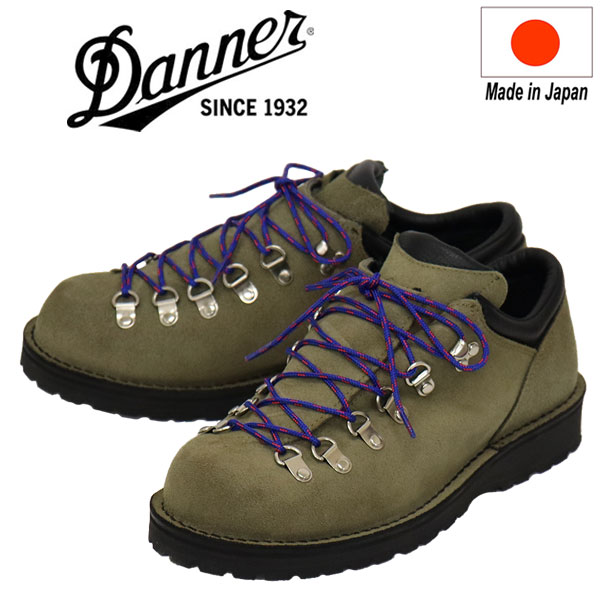 正規取扱店 DANNER (ダナー) D214016 MOUNTAIN RIDGE LOW W/P マウンテンリッジロー レザーブーツ S.Khaki  日本製