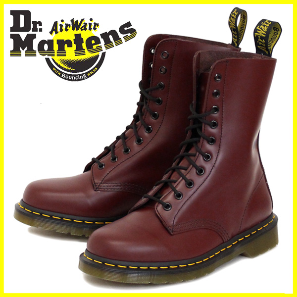 正規代理店 Dr.Martens ドクターマーチン 1490 10EYE BOOTS 10ホールブーツ CHERRY RED チェリーレッド