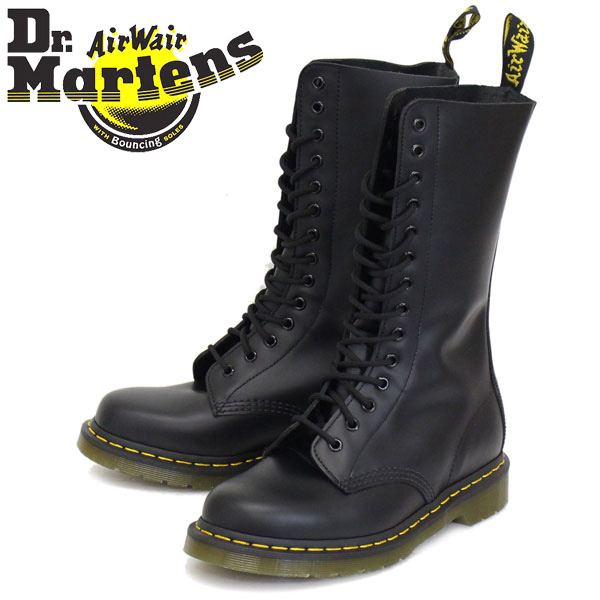 正規取扱店 Dr.Martens (ドクターマーチン) 1914Z DMS 14ホールブーツ BLACK SMOOTH