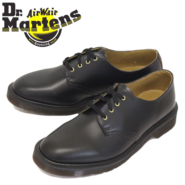 正規取扱店 Dr.Martens (ドクターマーチン) 16056001 SMITH 4EYE スミス レザーシューズ BLACK