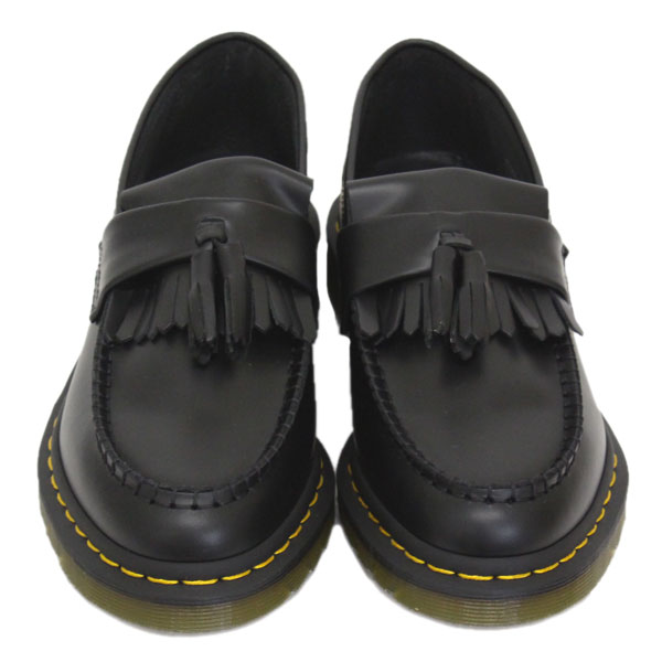 正規取扱店 Dr.Martens (ドクターマーチン) 22209001 ADRIAN YELLOW STITCH エイドリアン イエローステッチ  レザー タッセルローファー BLACK