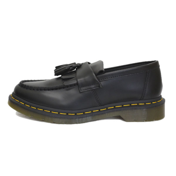 正規取扱店 Dr.Martens (ドクターマーチン) 22209001 ADRIAN YELLOW STITCH エイドリアン イエローステッチ  レザー タッセルローファー BLACK