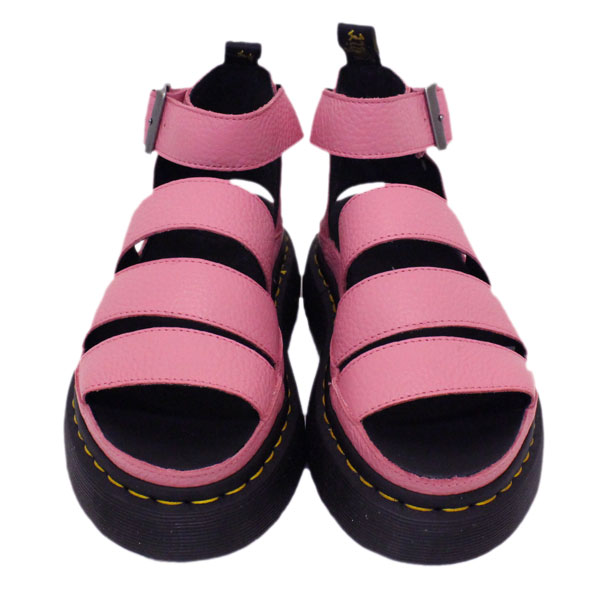 正規取扱店 Dr.Martens (ドクターマーチン) 24476687 WMS CLARISSA 2 QUAD クラリッサ レディース ストラップ  レザーサンダル SOFT PINK