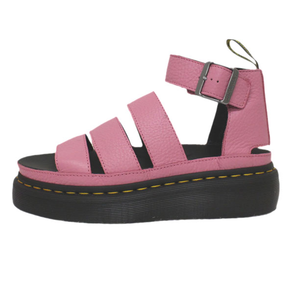 正規取扱店 Dr.Martens (ドクターマーチン) 24476687 WMS CLARISSA 2 QUAD クラリッサ レディース ストラップ  レザーサンダル SOFT PINK