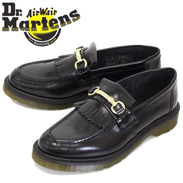 正規取扱店 Dr.Martens (ドクターマーチン) 25024001 ADRIAN SNAFFLE エイドリアン スナッフル ローファー  レザーシューズ BLACK