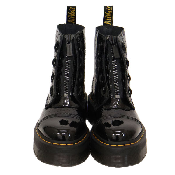 正規取扱店 Dr.Martens (ドクターマーチン) 26866001 SINCLAIR PATENT LAMPER LEOPARD EMBOSS  シンクレア レディース レザーブーツ BLACK