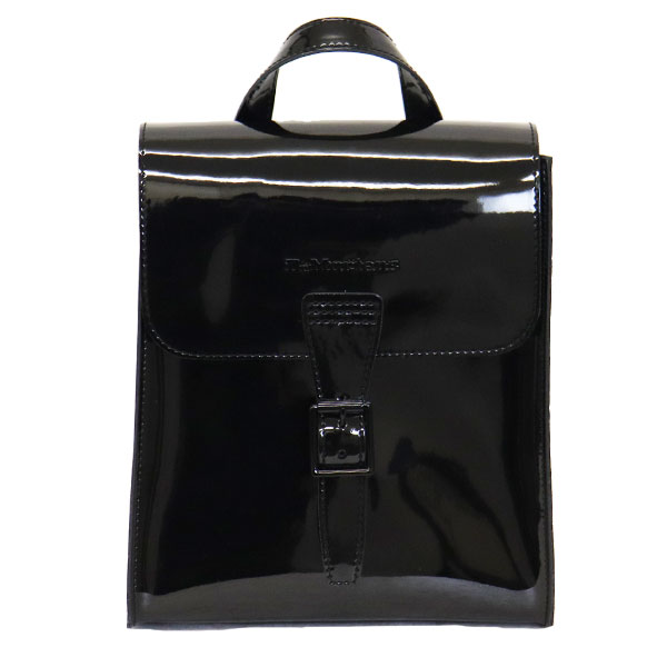 正規取扱店 Dr.Martens (ドクターマーチン) AB053006 MINI PATENT LEATHER BACKPACK ミニ  パテントレザー バックパック BLACK