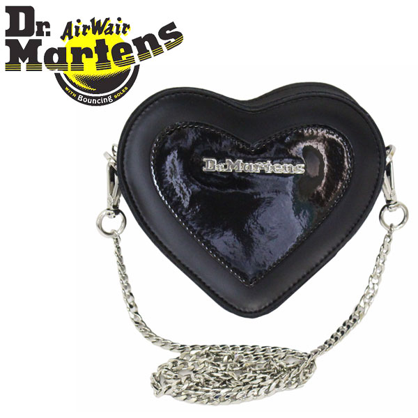 正規取扱店 Dr.Martens (ドクターマーチン) AC817001 HEART PURSE ハート ポーチウォレット BLACK