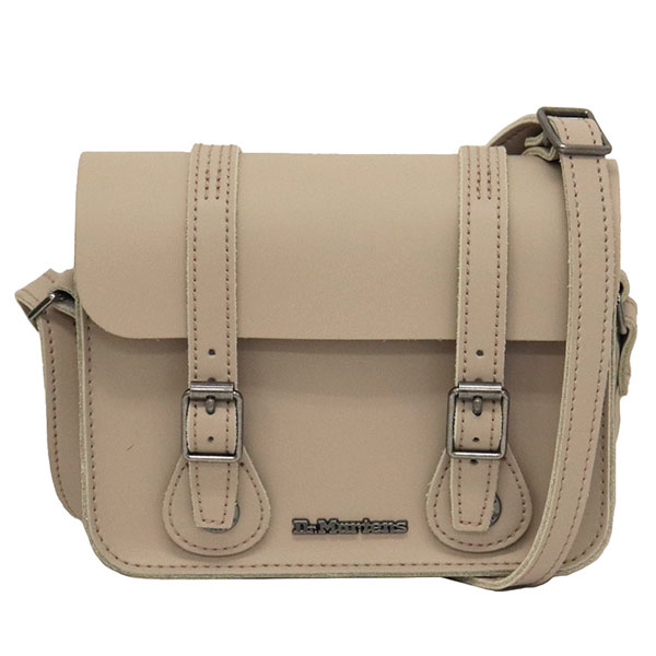 正規取扱店 Dr.Martens (ドクターマーチン) AC917348 Satchel Bag 7インチ レザー サッチェル ショルダーバッグ  TAUPE