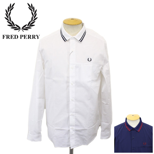 正規取扱店 FRED PERRY (フレッドペリー) F4403 COLLAR RIB SHIRT (カラーリブシャツ) 全2色 FP255