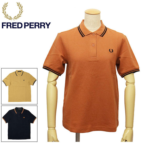 正規取扱店 FRED PERRY (フレッドペリー) G3600 TWIN TIPPED FRED PERRY SHIRT ティップライン ポロシャツ  レディース 全3色 FP493