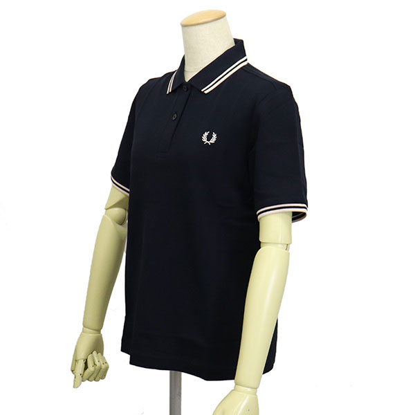 正規取扱店 FRED PERRY (フレッドペリー) G3600 TWIN TIPPED FRED PERRY SHIRT ティップライン ポロシャツ  レディース 797NAVY FP520