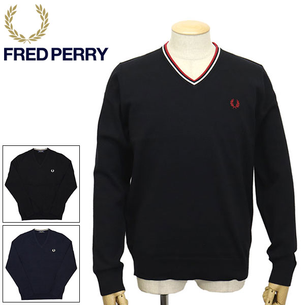 FRED PERRY フレッドペリー  Vネックセーター