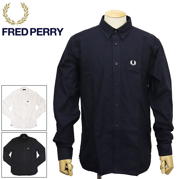 正規取扱店 FRED PERRY (フレッドペリー) M4686 OXFORD SHIRT 長袖 オックスフォードシャツ FP500 全3色