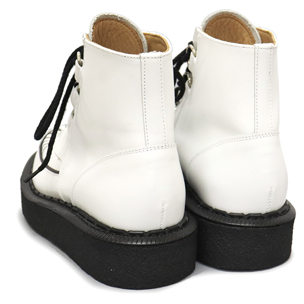 正規取扱店 GEORGE COX (ジョージコックス) SKIPTON BOOT 13327 V ラバーソール レザーブーツ 031 WHITE