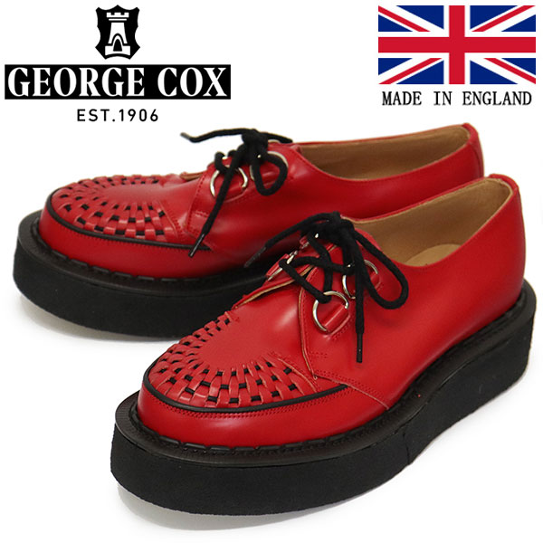 GeorgeCox 英国製 ラバーソール UK7 黒 厚底 3588 清春-