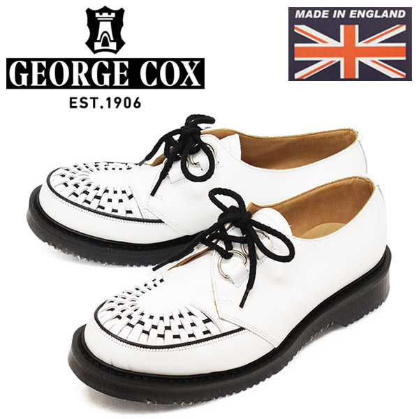 正規取扱店 GEORGE COX (ジョージコックス) 3588 12030 D-RING GIBSON ディーリング ギブソン エアソール  01-WHITE