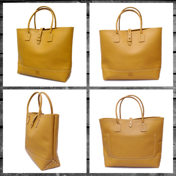 正規取扱店 HERITAGE LEATHER CO.(ヘリテージレザー) NO.7955ST Mocassin Leather Tote Bag(レザートートバッグ) Yellow/Yellow HL051