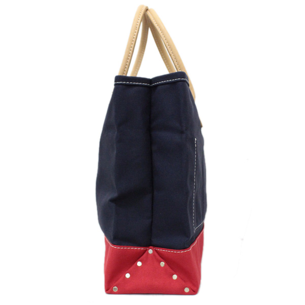 HERITAGE LEATHER CO.(ヘリテージレザー) NO.7717 Day Tote Bag(デイ コットンキャンバス トートバッグ) Navy/red HL160