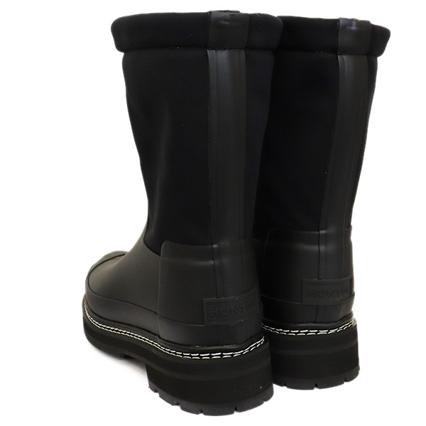 正規取扱店 HUNTER (ハンター) WOMEN'S WFS1010NES REFINED STITCH SHERPA BOOT レディース  リファインド ステッチ シェルパ ブーツ BLACK HU219