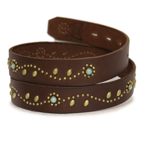 正規取扱店 HTC(Hollywood Trading Company) Belt #SN-32 Turquoise