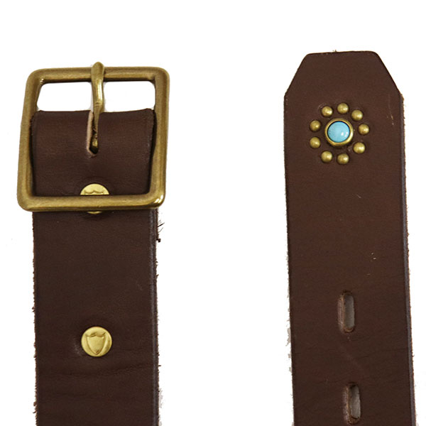 正規取扱店 HTC(Hollywood Trading Company) Belt #SN-32 Turquoise