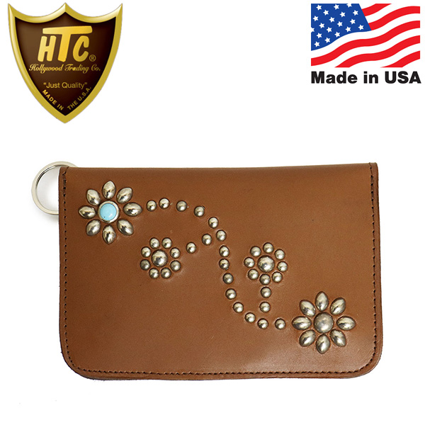 『Hollywood WALLET BROWN×TURQUOISE』 正規取扱店 HTC(Hollywood Trading Company) T-2 Wallet #125