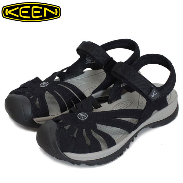 正規取扱店 KEEN(キーン) WOMEN ROSE SANDAL(ウィメンズローズサンダル) BLACK/NEUTRAL GRAY KN118