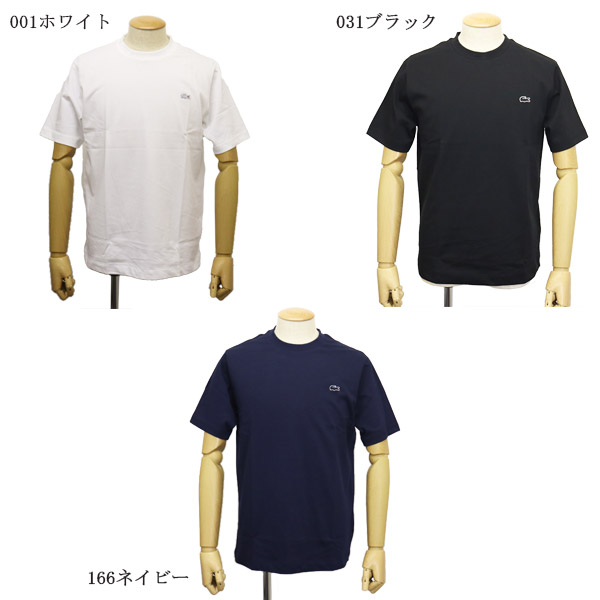 正規取扱店 LACOSTE (ラコステ) TH5830-99 アウトライン クロック クルーネック Tシャツ 全3色 LC313